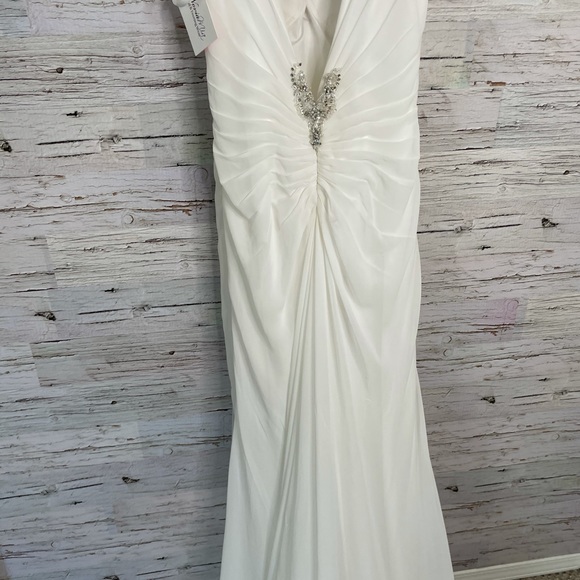Symphony of Venus Wedding Dress Size 12 NWT - Picture 9 of 12